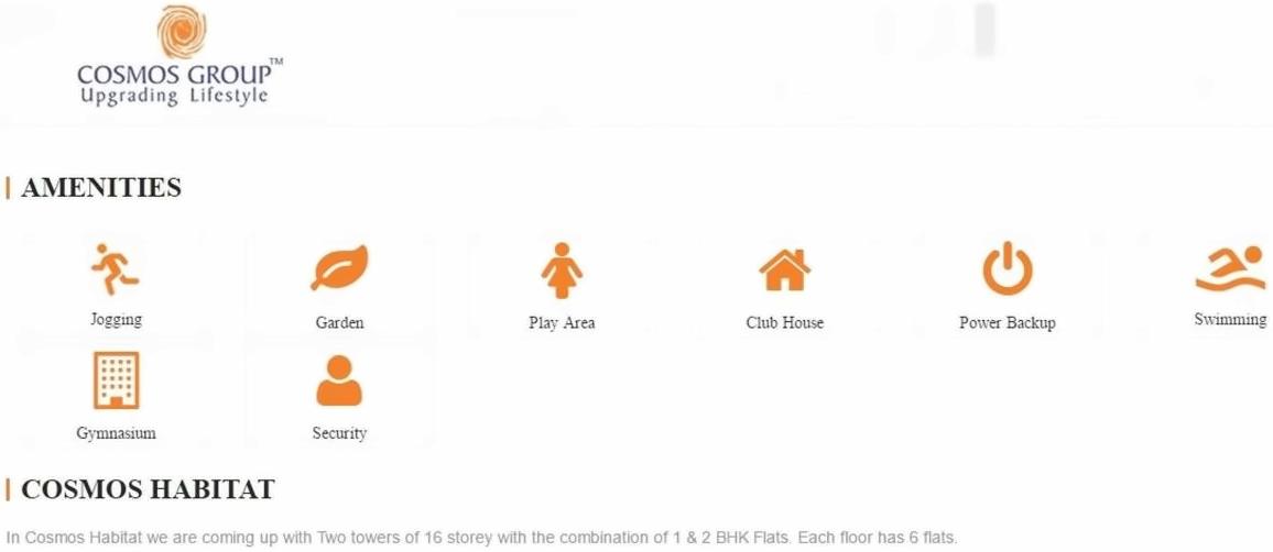  of real estate project Cosmos Habitate located at Thane-m-corp, Thane, Maharashtra