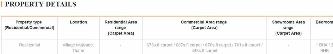  of real estate project Cosmos Habitate located at Thane-m-corp, Thane, Maharashtra