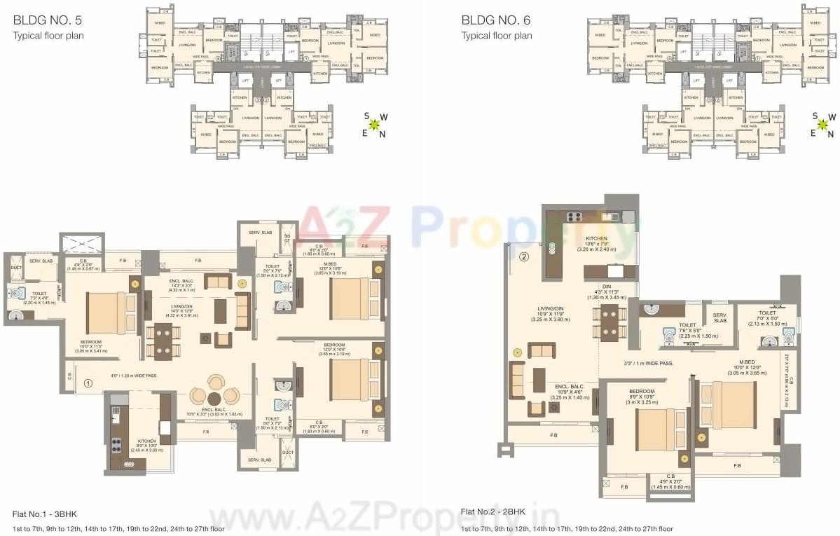 Layout of real estate project Cosmos Horizon located at Thane-m-corp, Thane, Maharashtra