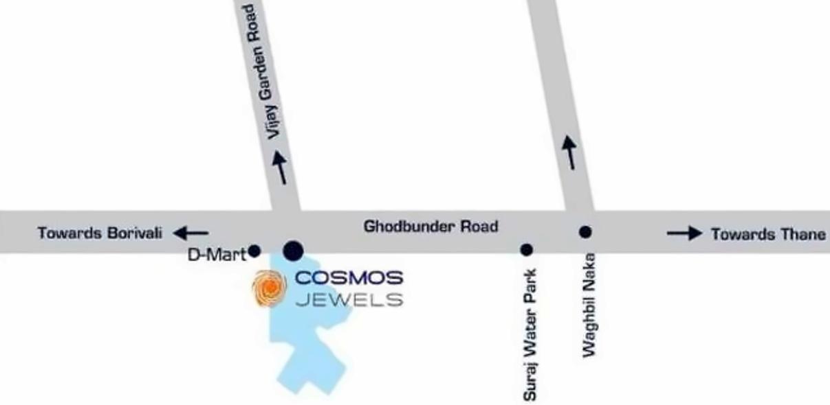  of real estate project Cosmos Jewels located at Thane-m-corp, Thane, Maharashtra