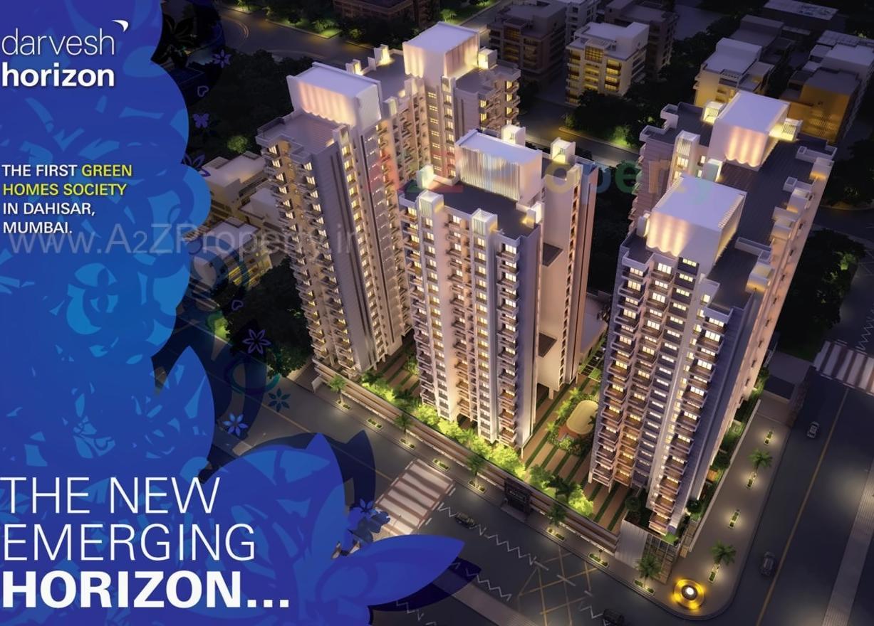 3D Elevation of real estate project Darvesh Horizon located at Mirabhayandar-m-corp, Thane, Maharashtra