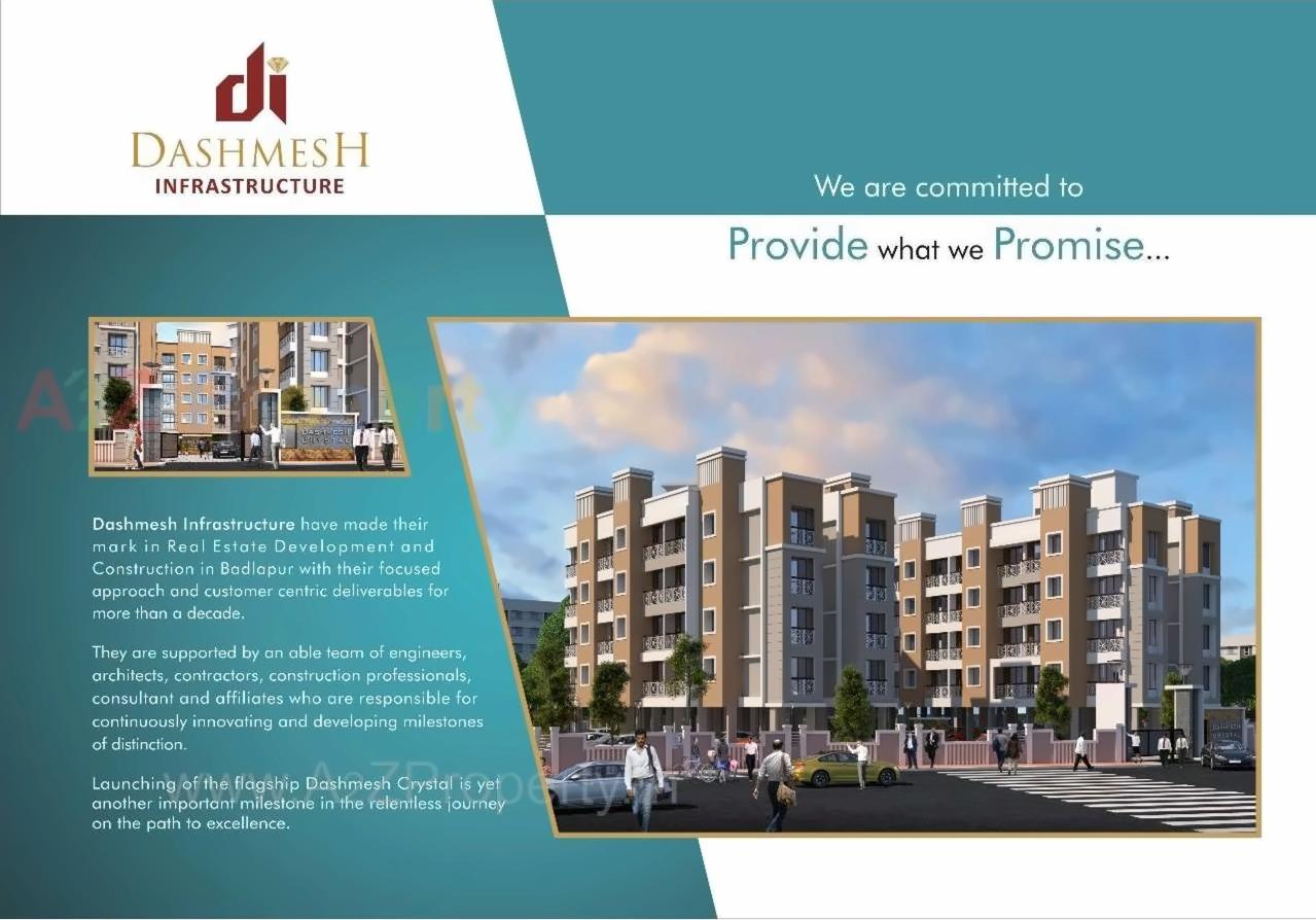 3D Elevation of real estate project Dashmesh Crystal located at Badlapur-m-cl, Thane, Maharashtra