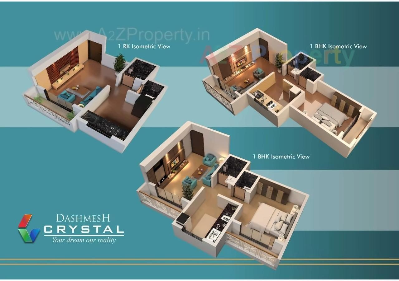 Layout of real estate project Dashmesh Crystal located at Badlapur-m-cl, Thane, Maharashtra