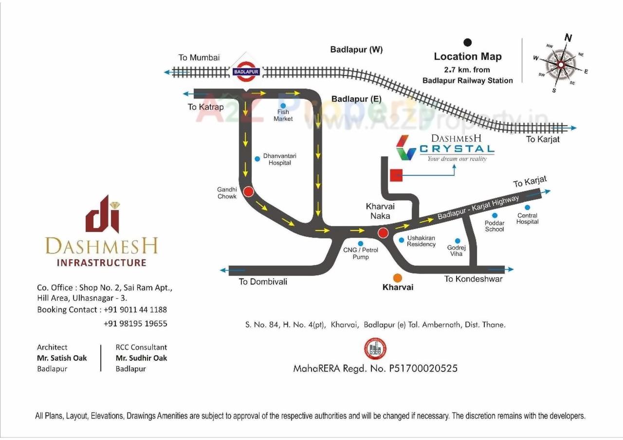  of real estate project Dashmesh Crystal located at Badlapur-m-cl, Thane, Maharashtra