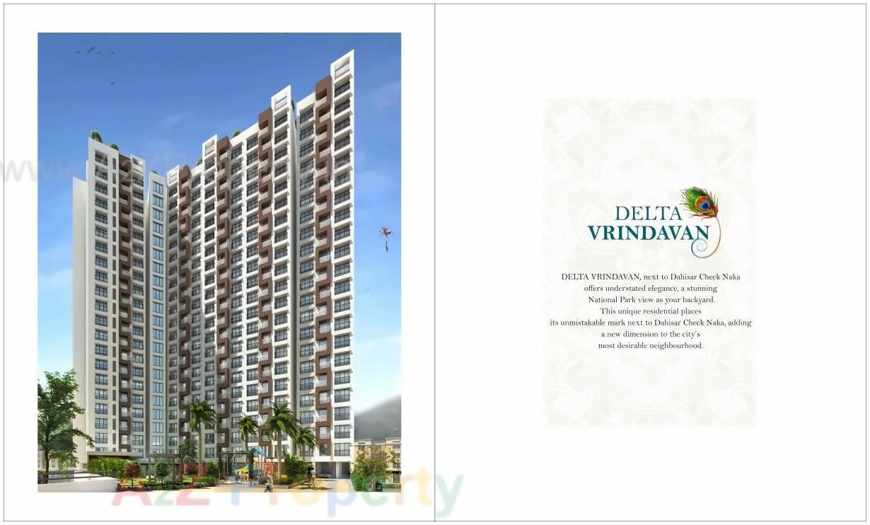 3D Elevation of real estate project Delta Vrindavan located at Mirabhayandar-m-corp, Thane, Maharashtra