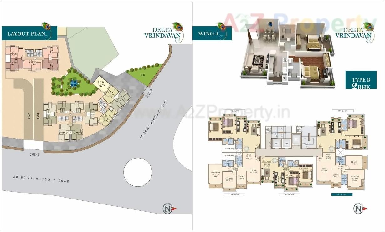 Layout of real estate project Delta Vrindavan located at Mirabhayandar-m-corp, Thane, Maharashtra