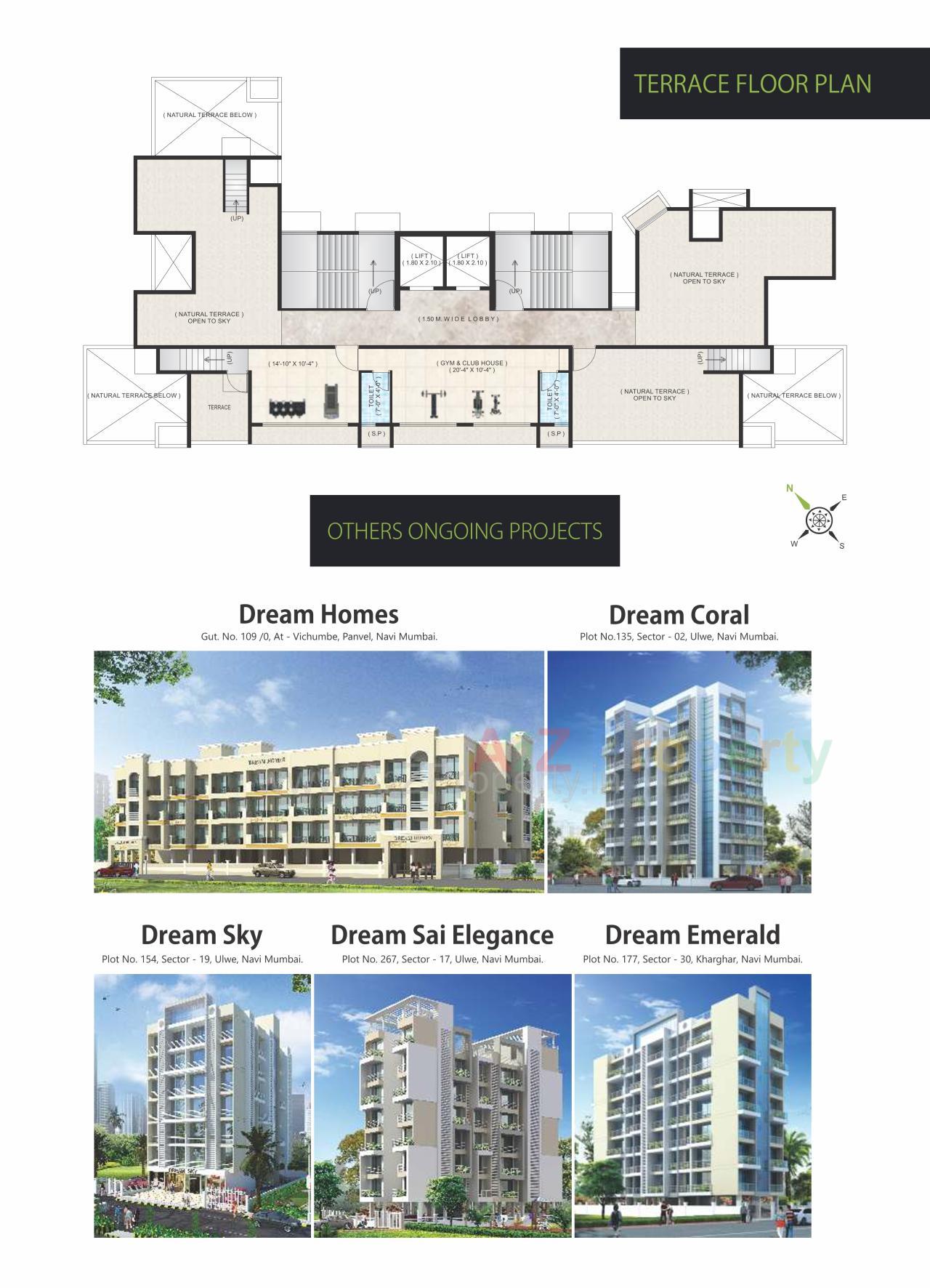 Layout of real estate project Dream Solitaire located at Navi-mumbai-m-corp, Thane, Maharashtra