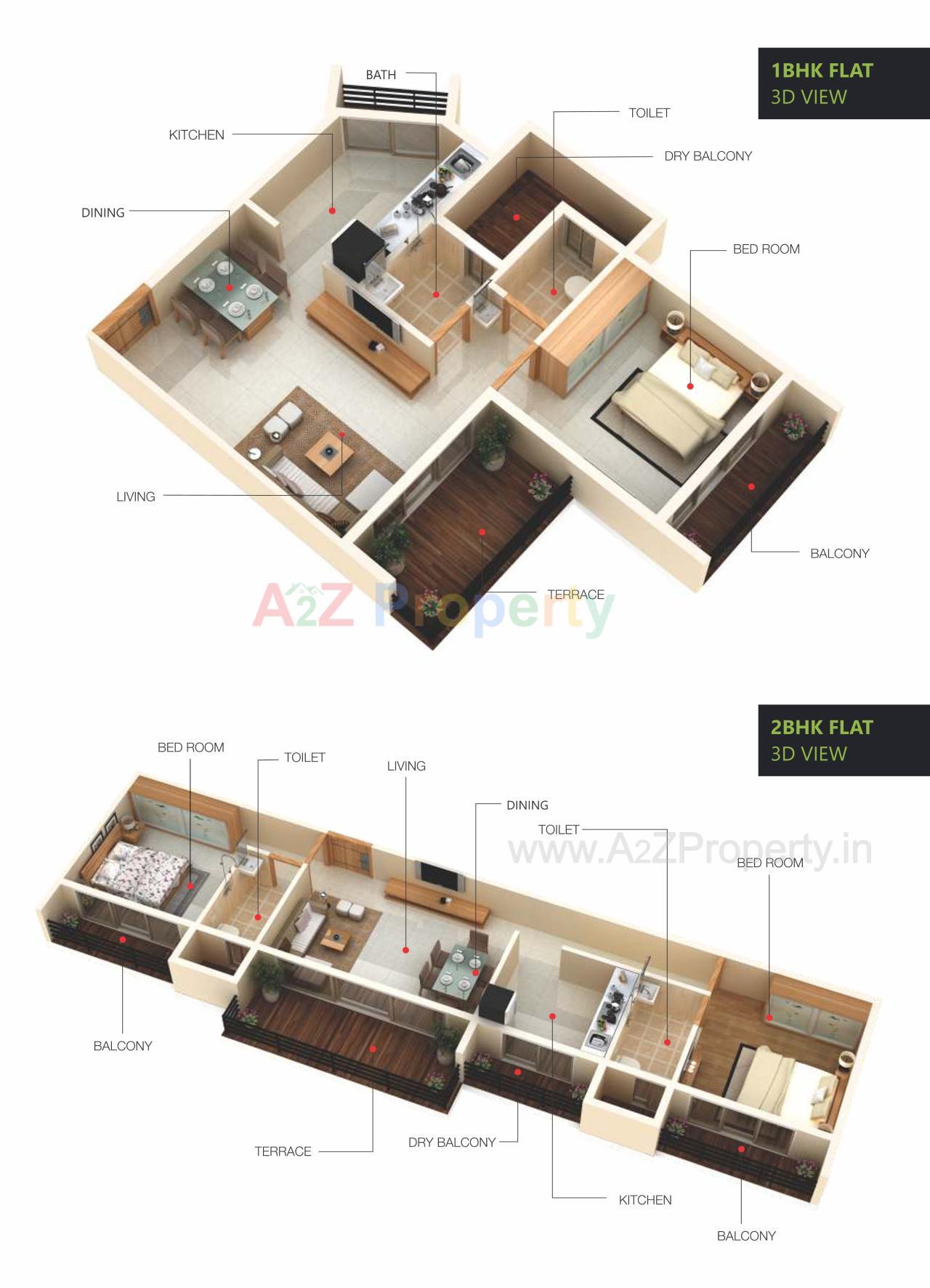Layout of real estate project Dream Solitaire located at Navi-mumbai-m-corp, Thane, Maharashtra