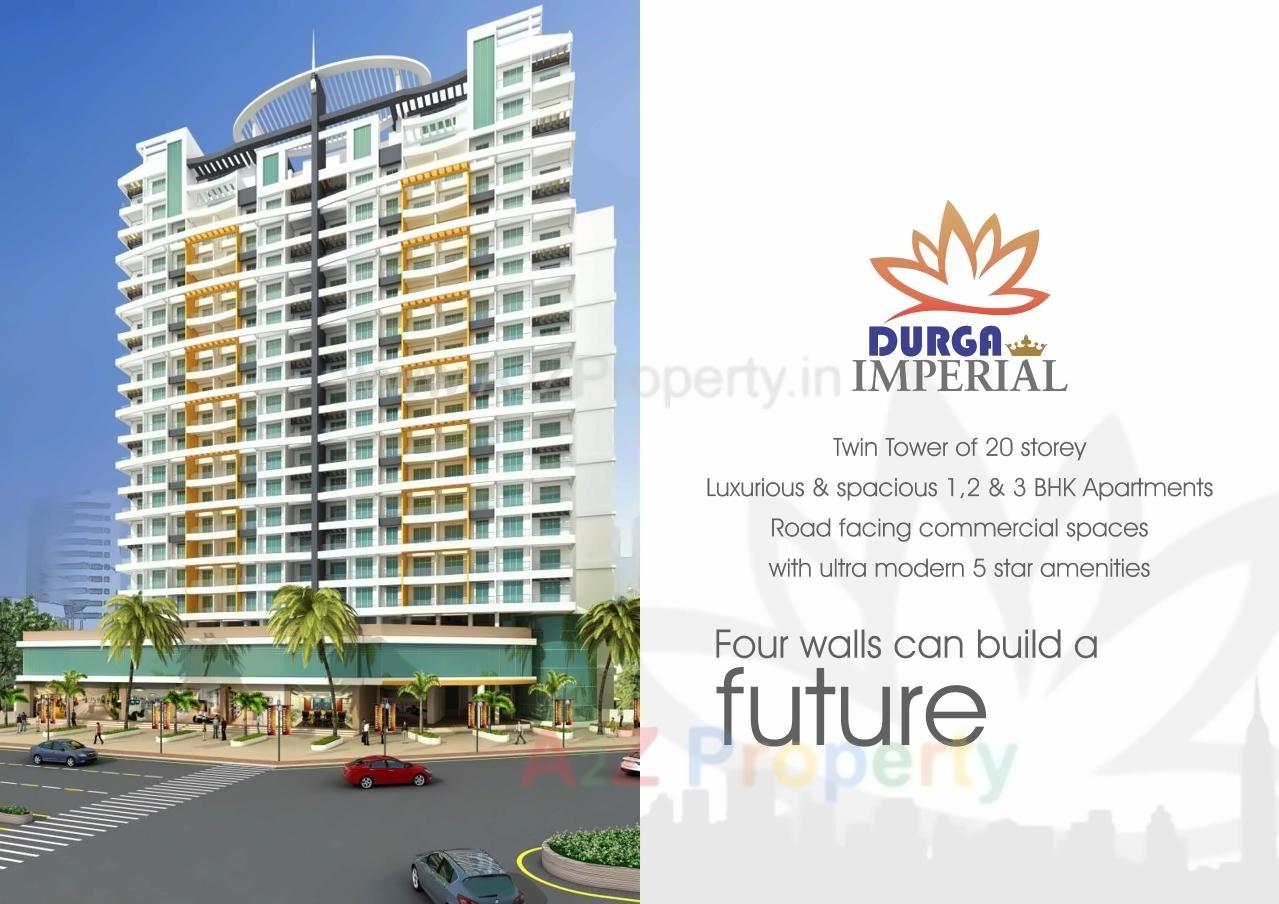 3D Elevation of real estate project Durga Imperial located at Pisavali, Thane, Maharashtra