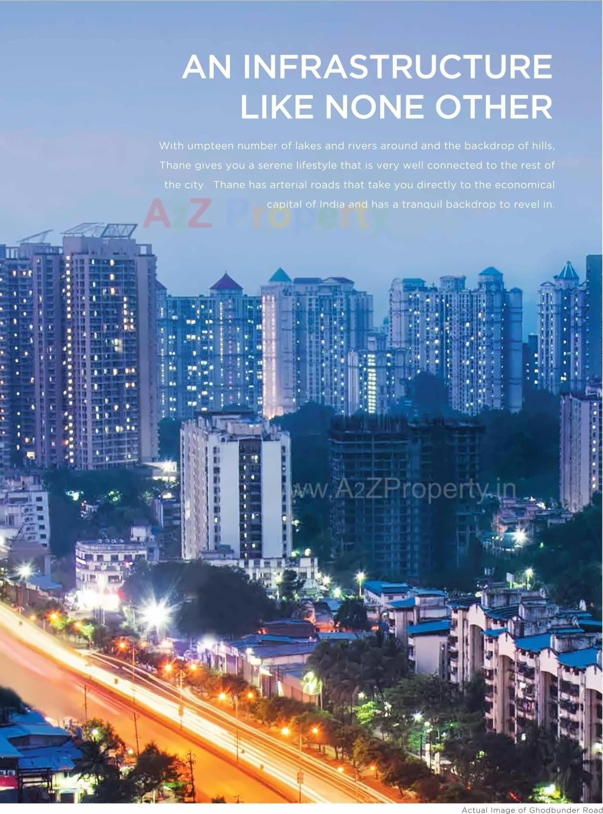 3D Elevation of real estate project Eagleridge located at Thane-m-corp, Thane, Maharashtra