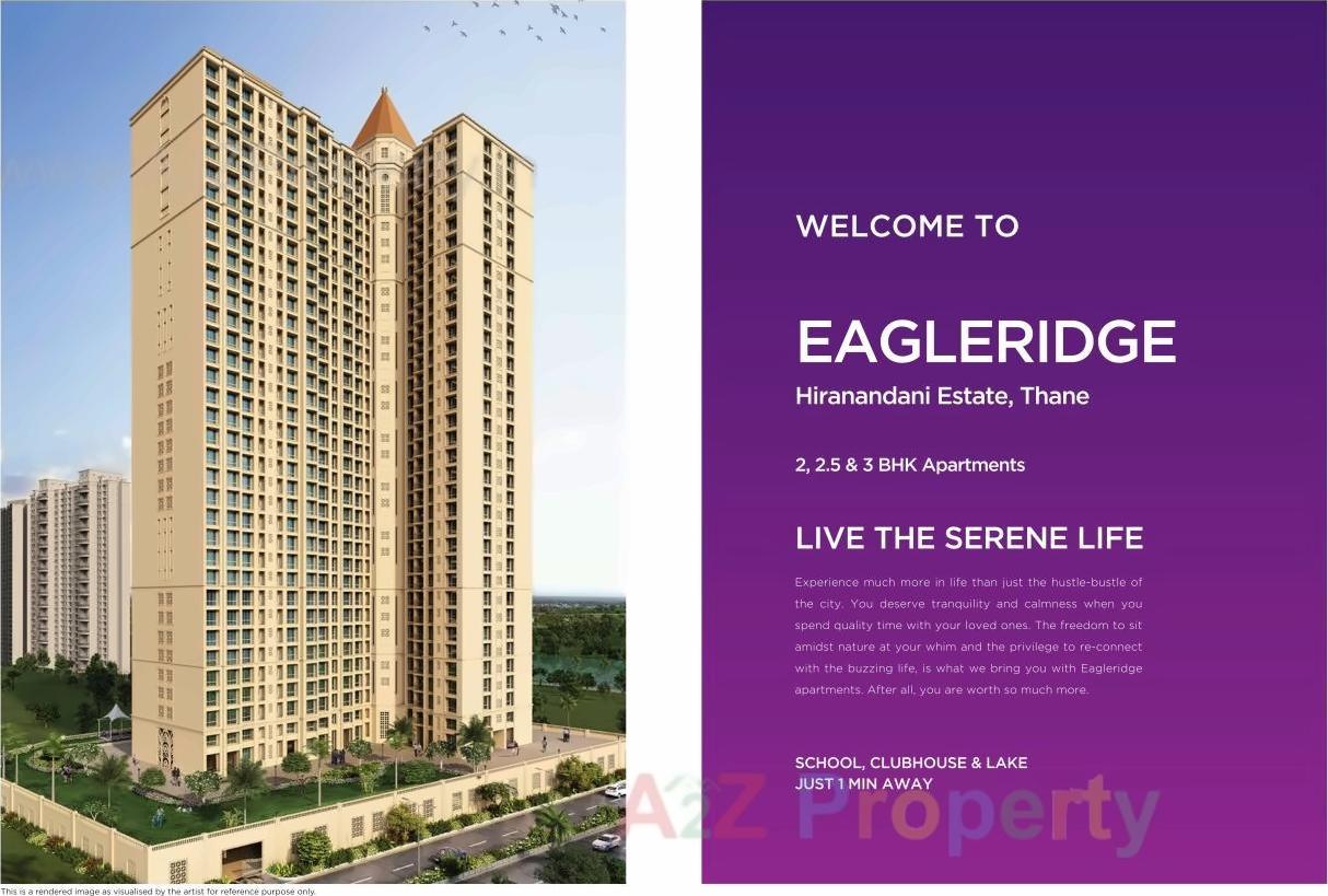 3D Elevation of real estate project Eagleridge located at Thane-m-corp, Thane, Maharashtra