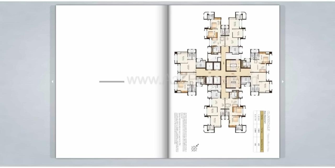 Layout of real estate project Eagleton located at Thane-m-corp, Thane, Maharashtra