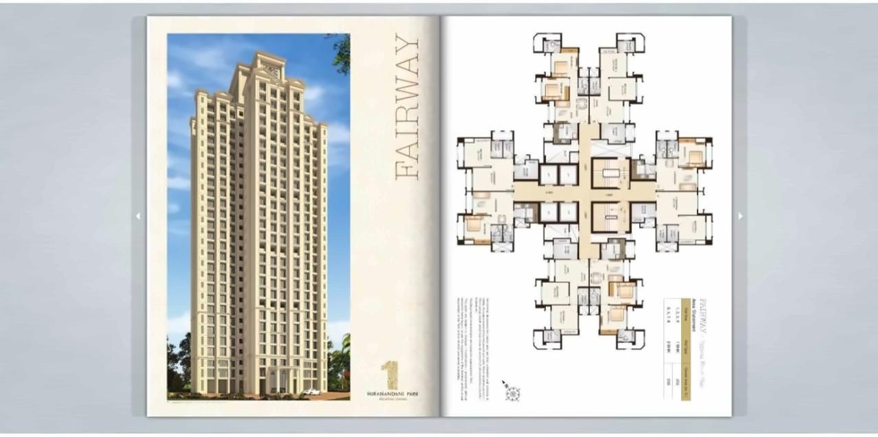 Layout of real estate project Eagleton located at Thane-m-corp, Thane, Maharashtra
