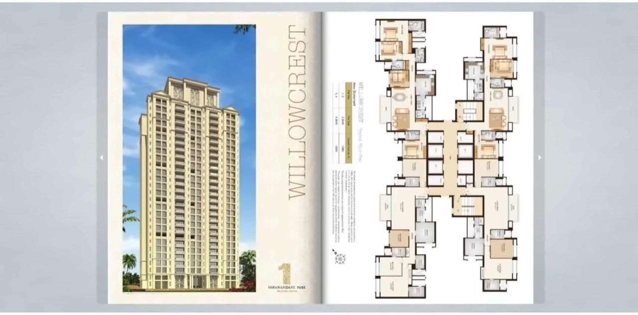 Layout of real estate project Eagleton located at Thane-m-corp, Thane, Maharashtra