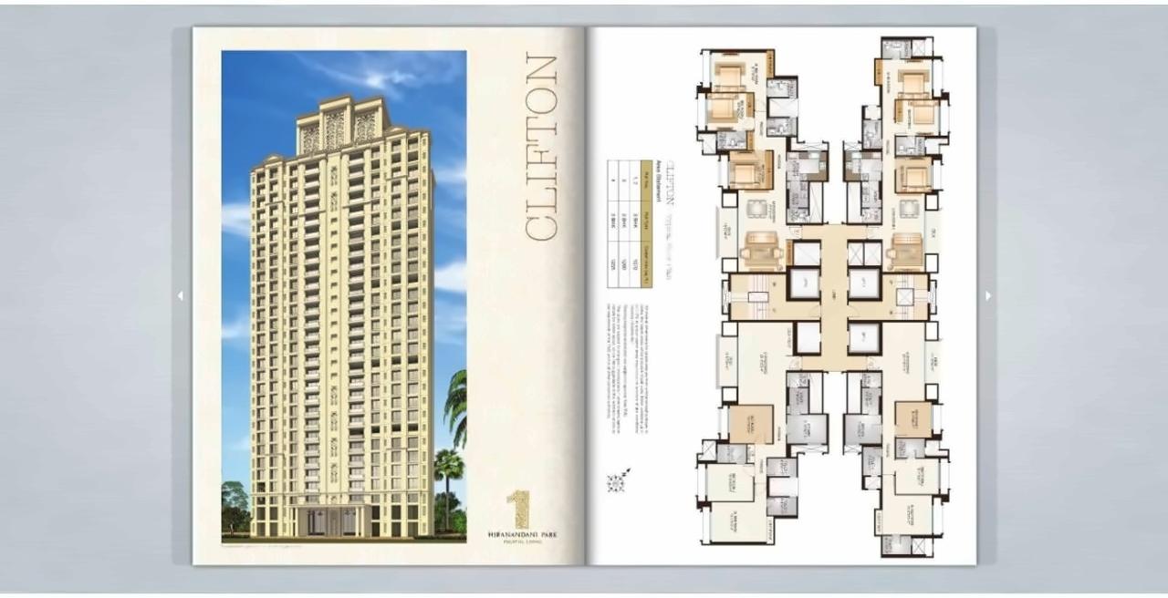 Layout of real estate project Eagleton located at Thane-m-corp, Thane, Maharashtra