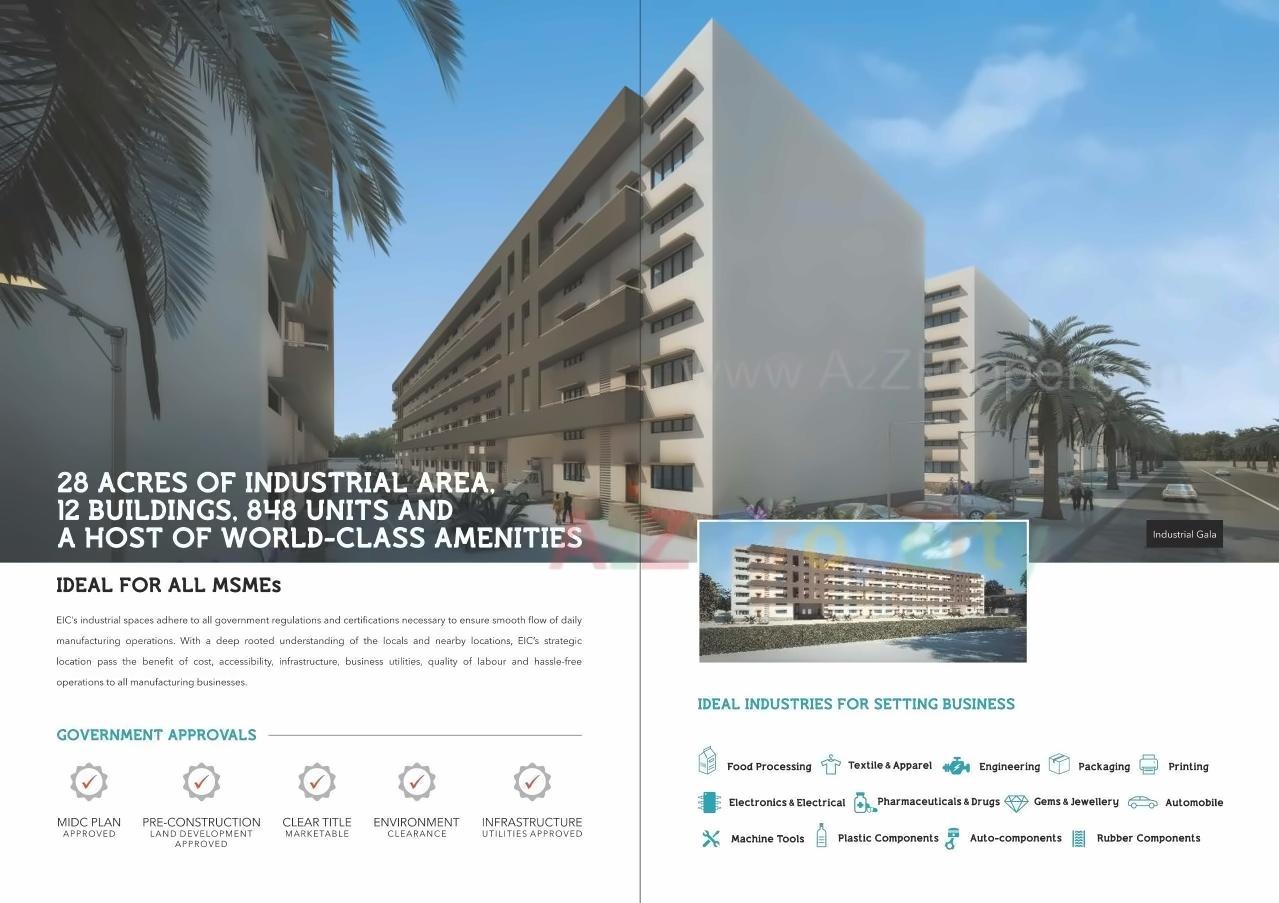 3D Elevation of real estate project Empire Industrial Centrum located at Ambarnathm-cl, Thane, Maharashtra