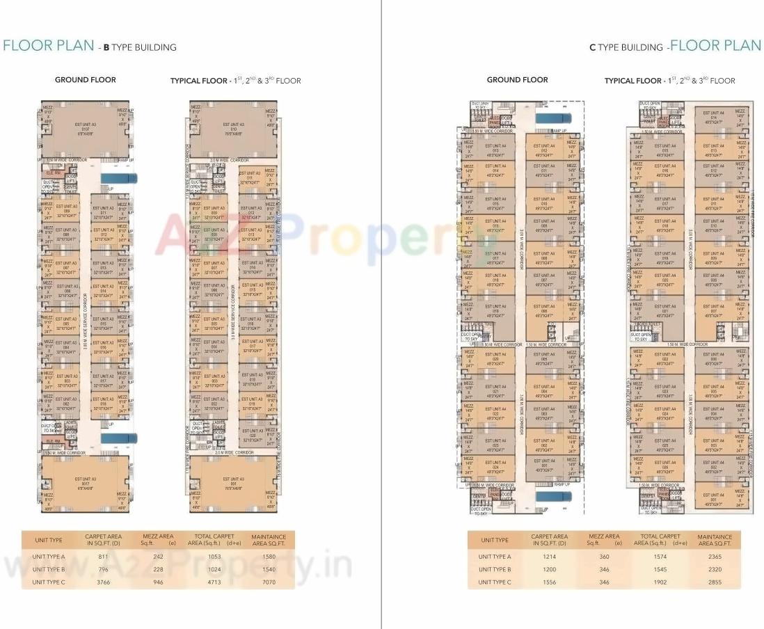 Layout of real estate project Empire Industrial Centrum located at Ambarnathm-cl, Thane, Maharashtra