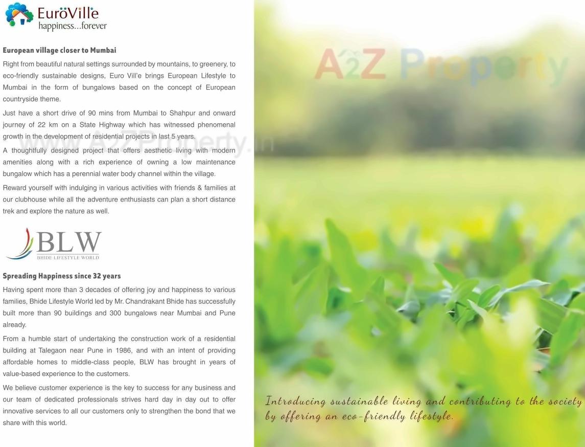  of real estate project Euro Ville located at Kharade, Thane, Maharashtra
