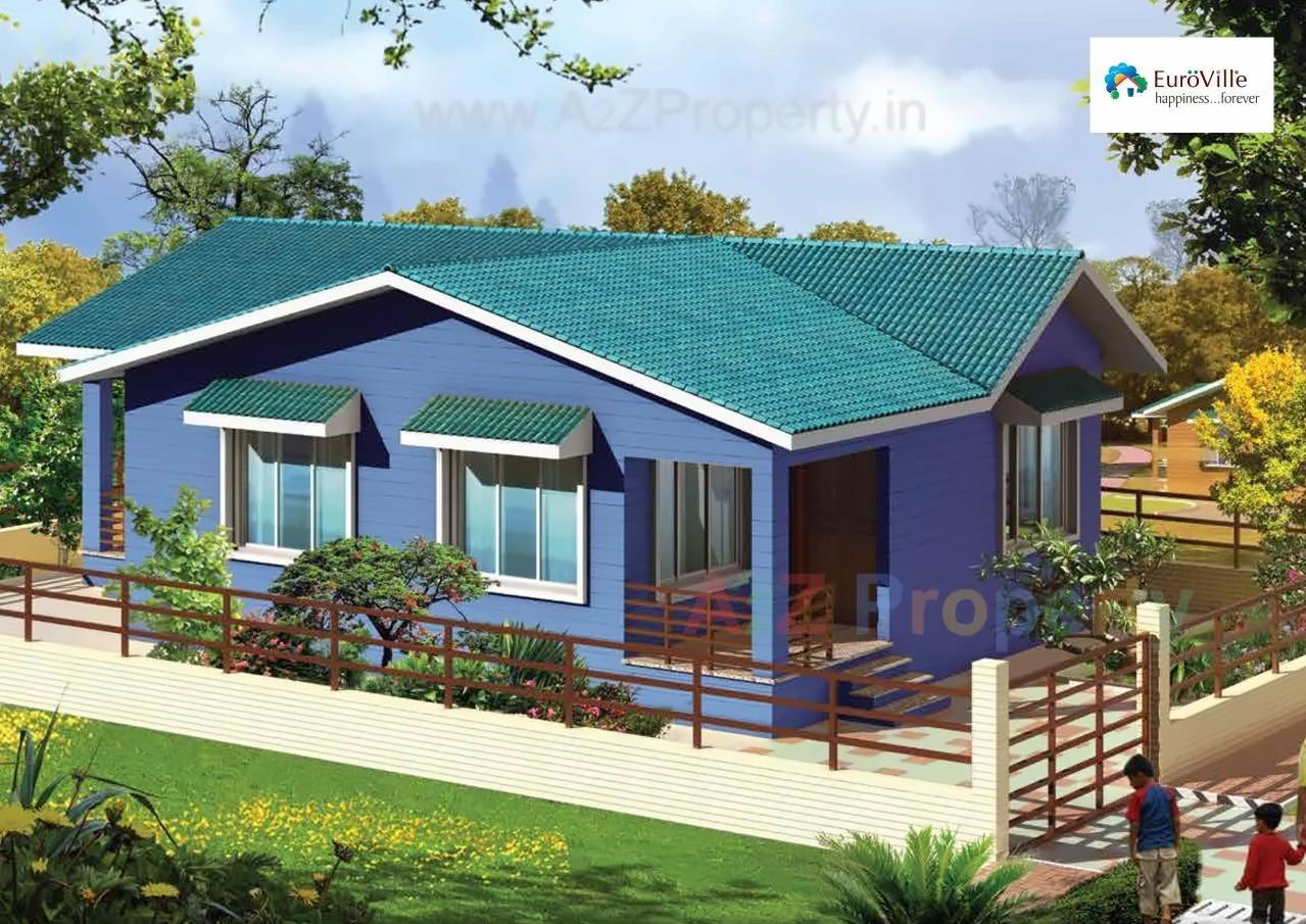 3D Elevation of real estate project Euro Ville located at Kharade, Thane, Maharashtra