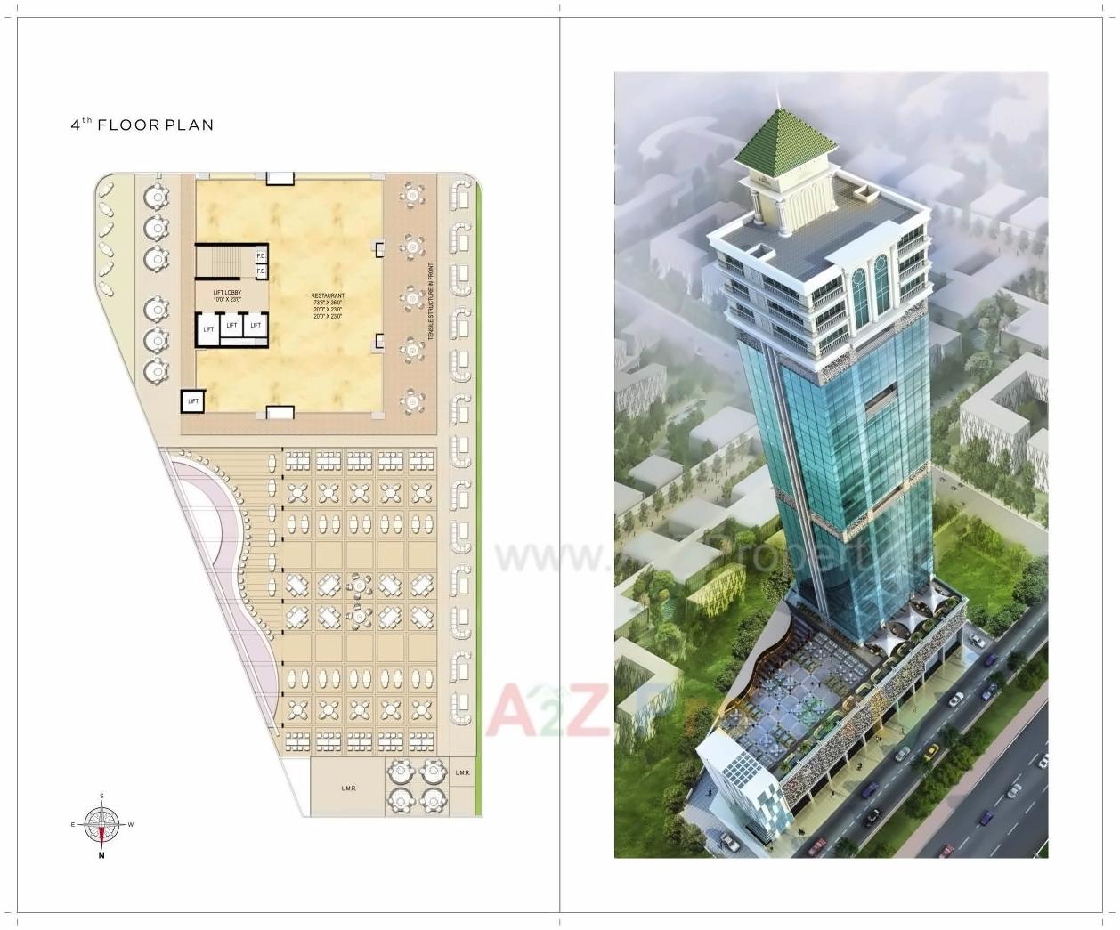 Layout of real estate project Fairmount located at Navi-mumbai-m-corp, Thane, Maharashtra