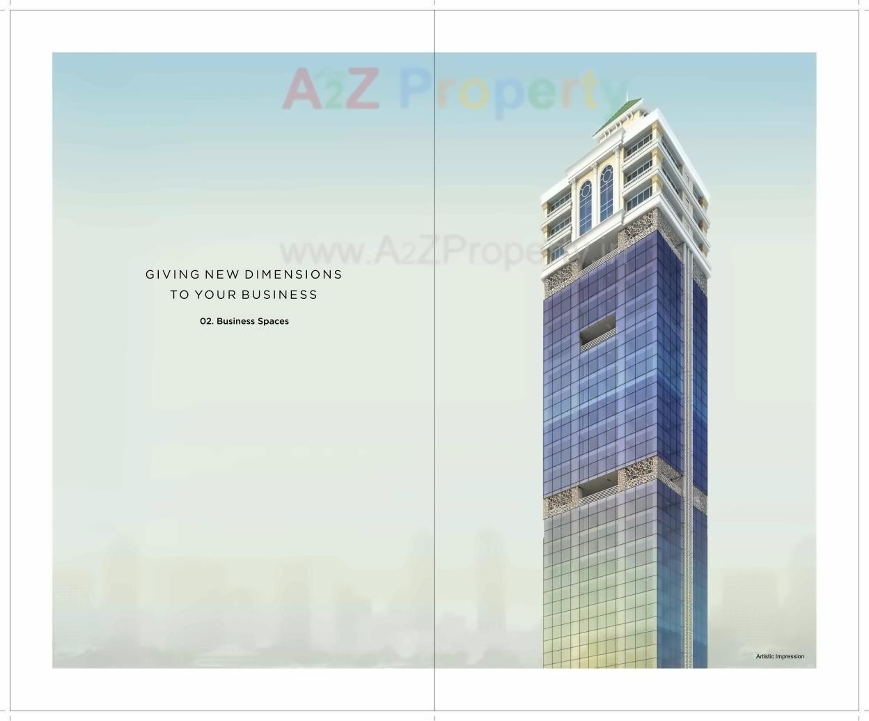 3D Elevation of real estate project Fairmount located at Navi-mumbai-m-corp, Thane, Maharashtra