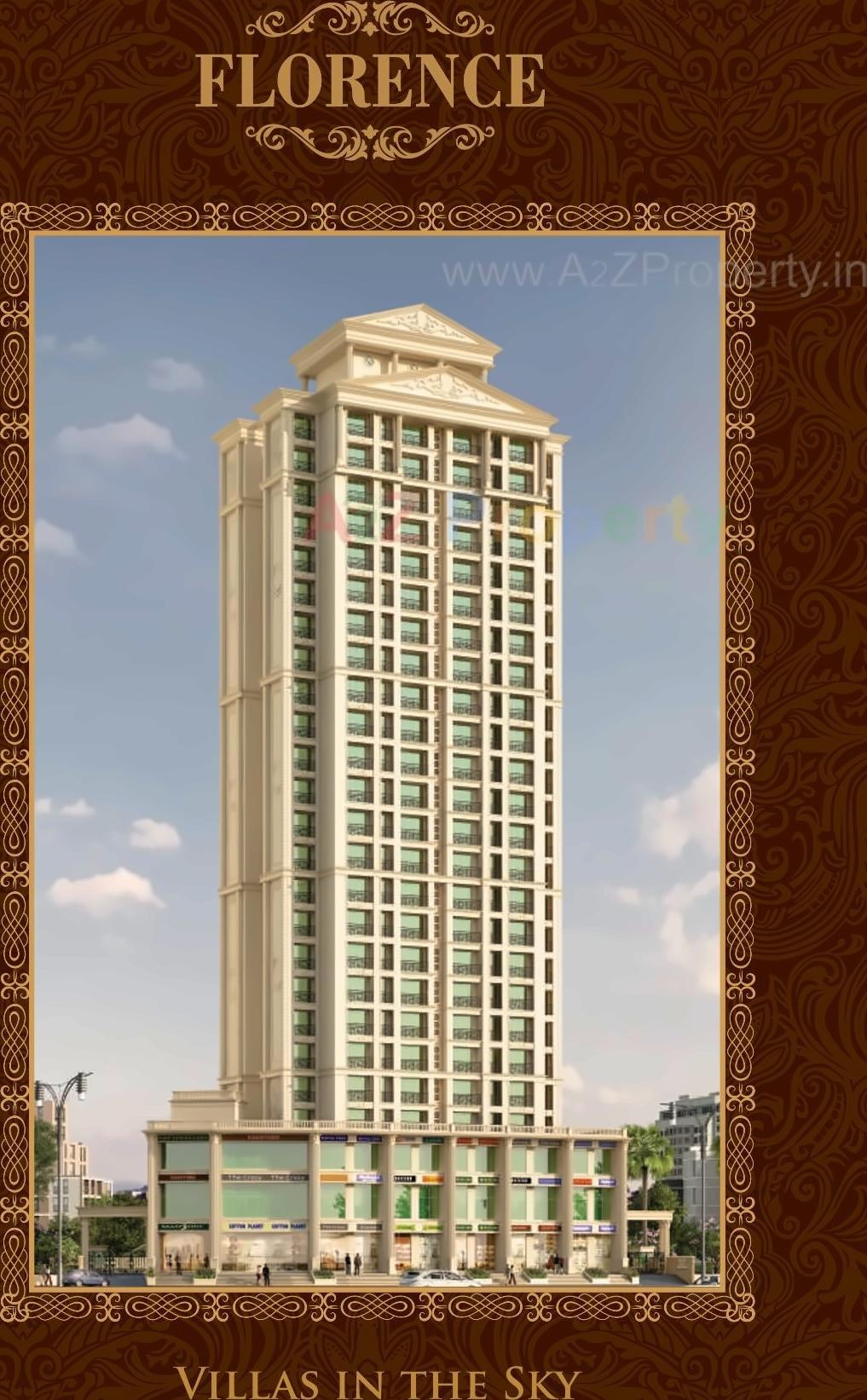 3D Elevation of real estate project Florence located at Thane-m-corp, Thane, Maharashtra