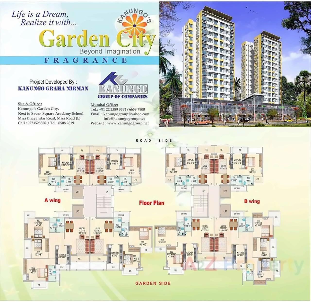 Layout of real estate project Florentia located at Mirabhayandar-m-corp, Thane, Maharashtra