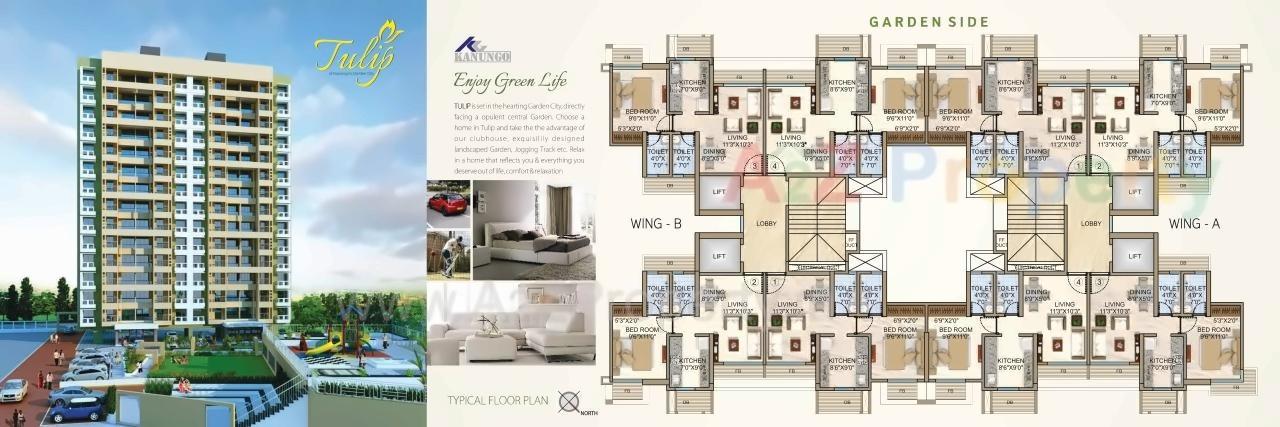 Layout of real estate project Florentia located at Mirabhayandar-m-corp, Thane, Maharashtra