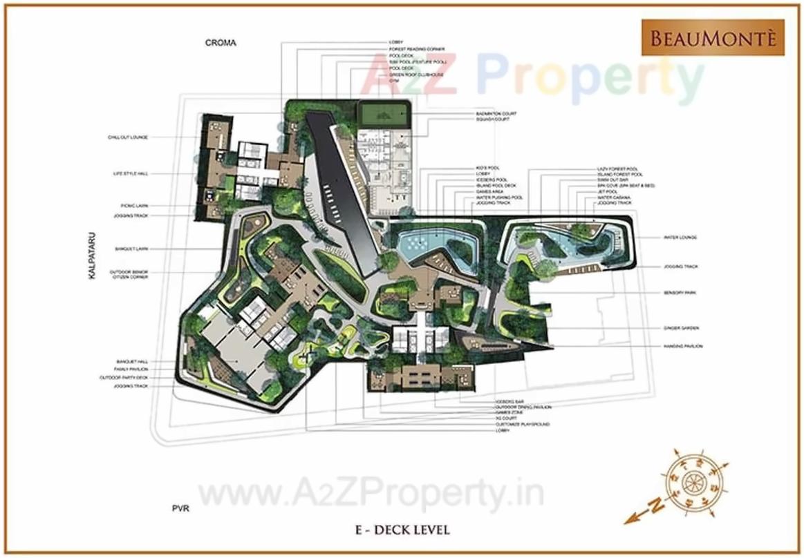 Layout of real estate project Fortuna located at Thane-m-corp, Thane, Maharashtra