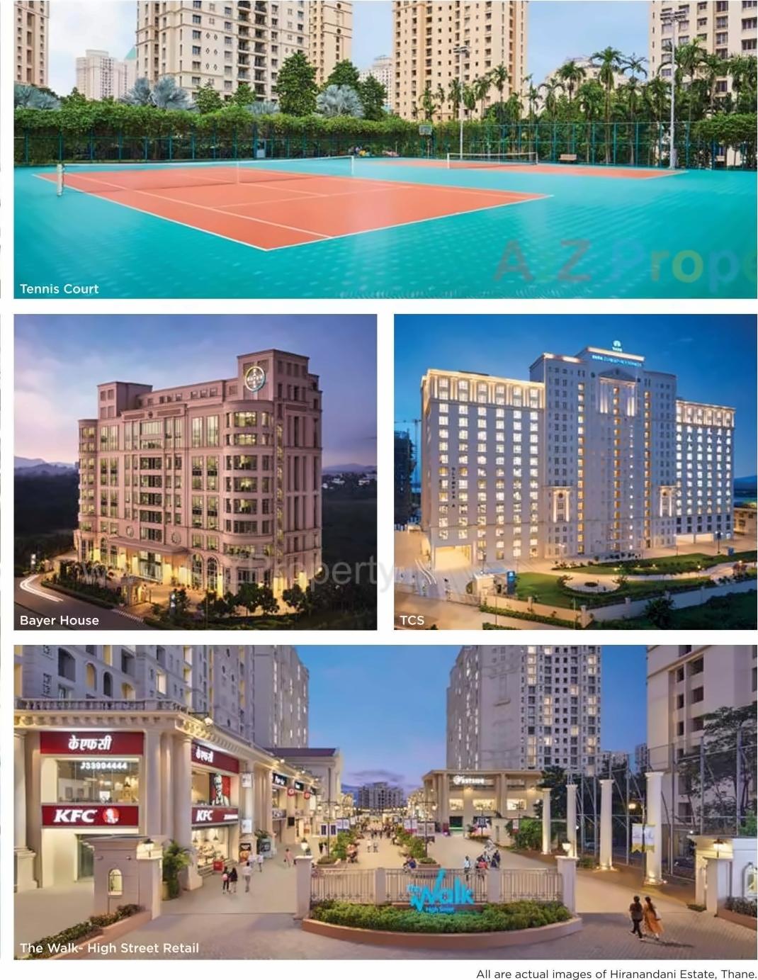 3D Elevation of real estate project Glenwood located at Thane-m-corp, Thane, Maharashtra