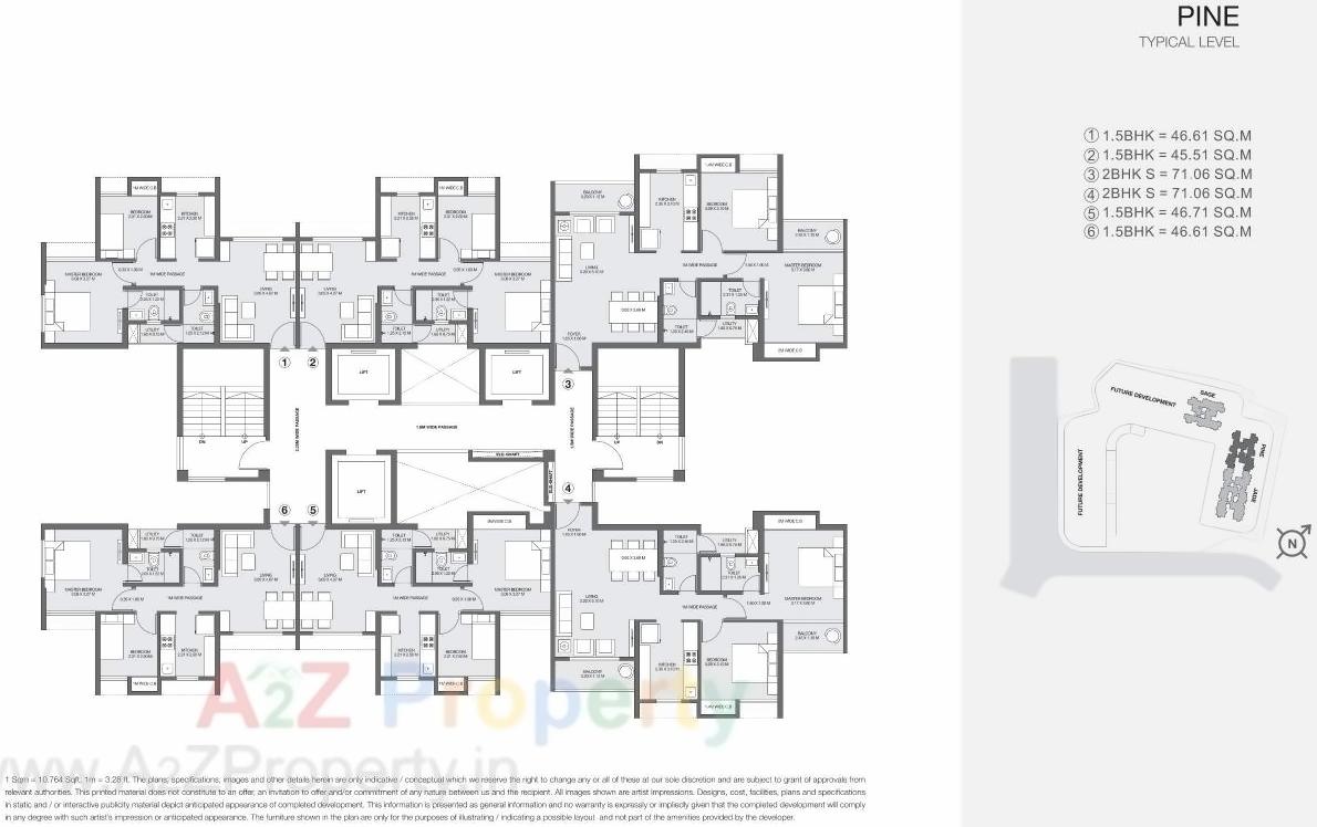 Layout of real estate project Godrej Emerald Thane located at Thane-m-corp, Thane, Maharashtra