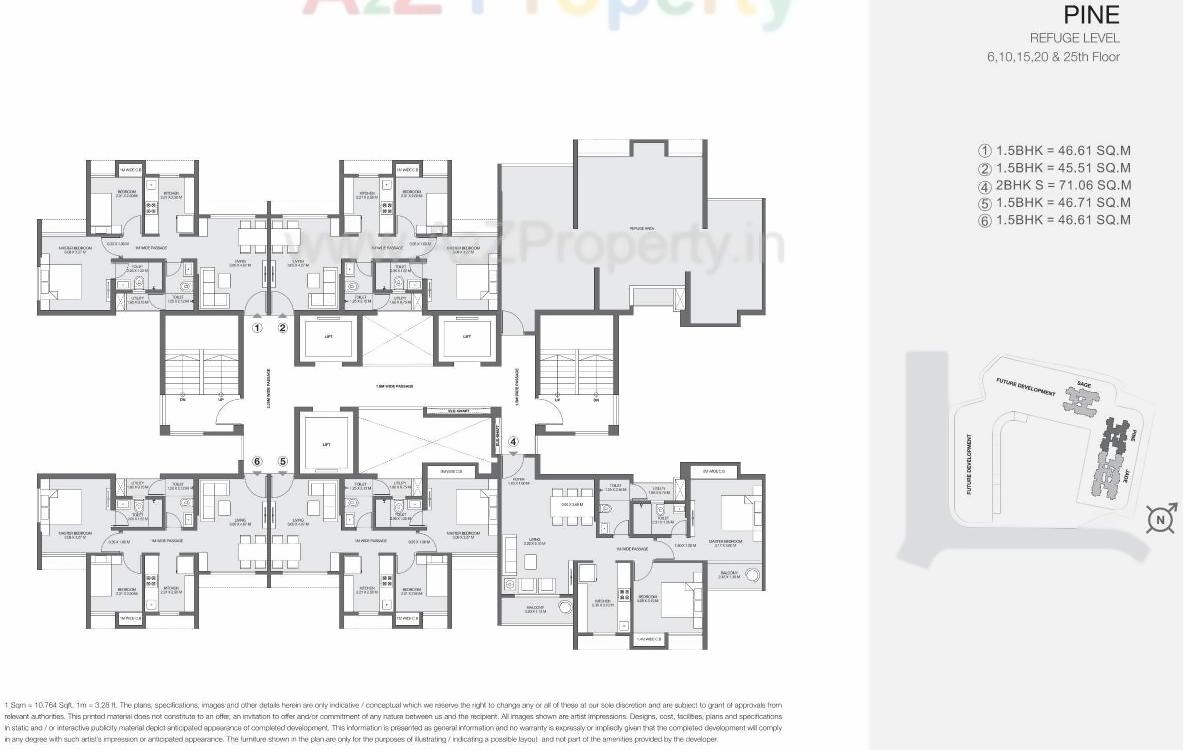 Layout of real estate project Godrej Emerald Thane located at Thane-m-corp, Thane, Maharashtra