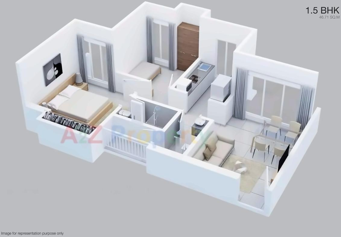Layout of real estate project Godrej Emerald Thane located at Thane-m-corp, Thane, Maharashtra