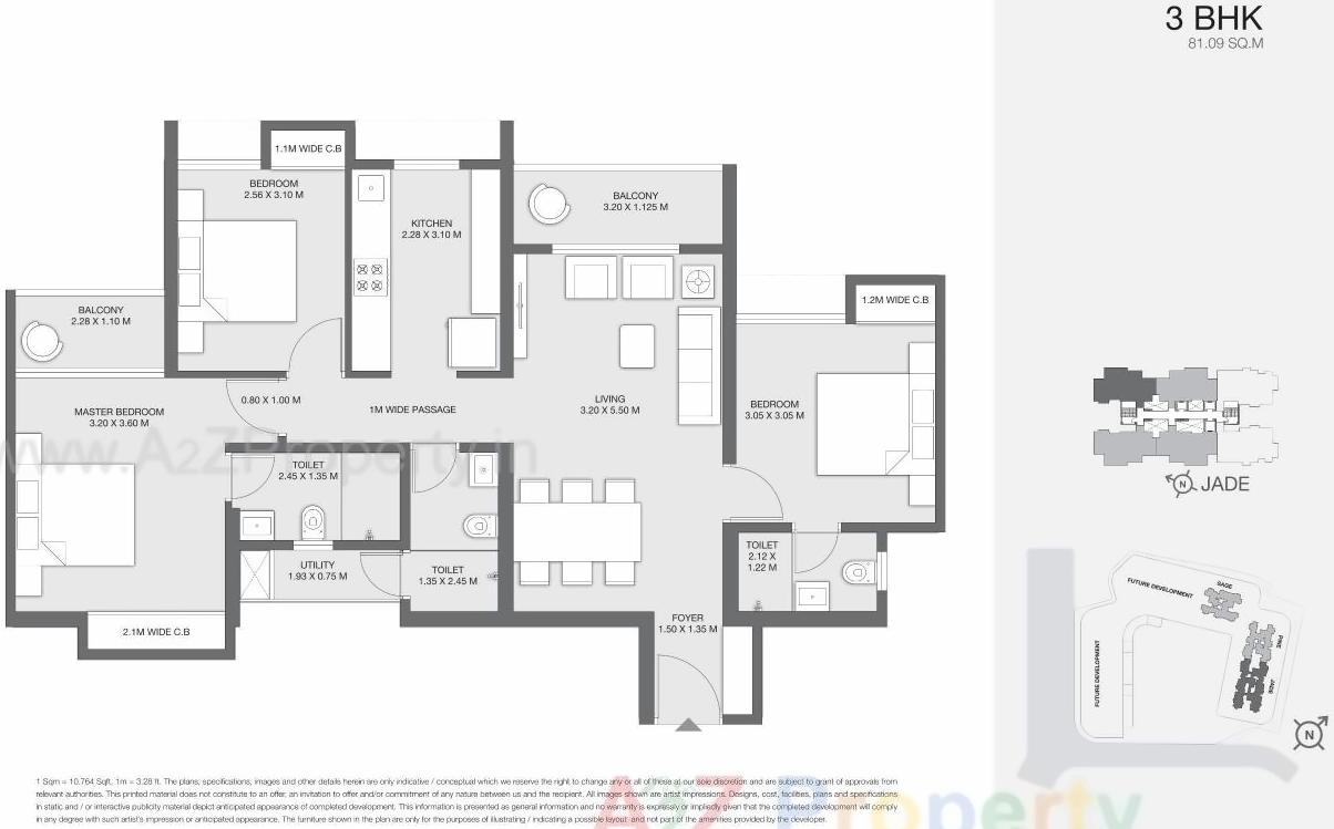 Layout of real estate project Godrej Emerald Thane located at Thane-m-corp, Thane, Maharashtra