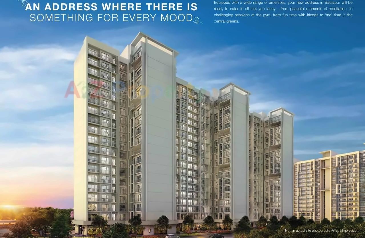 3D Elevation of real estate project Godrej Vihaa located at Badlapur-m-cl, Thane, Maharashtra