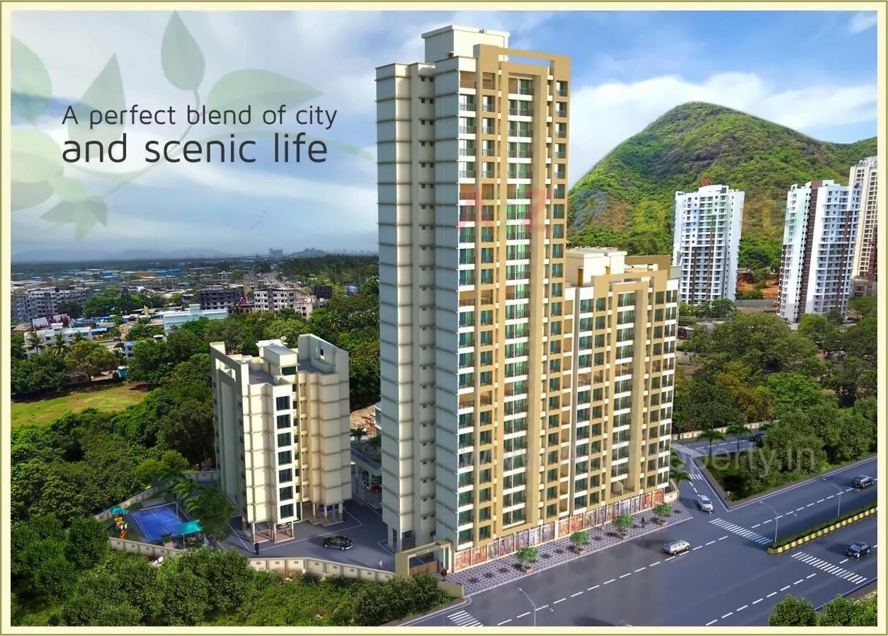 3D Elevation of real estate project Green Avenue 1a located at Thane-m-corp, Thane, Maharashtra