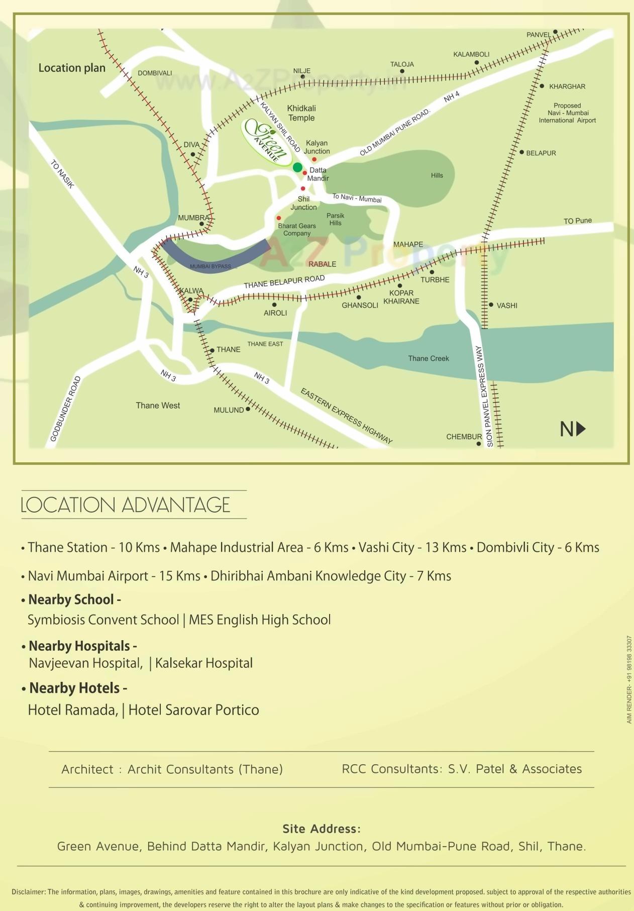  of real estate project Green Avenue 1a located at Thane-m-corp, Thane, Maharashtra