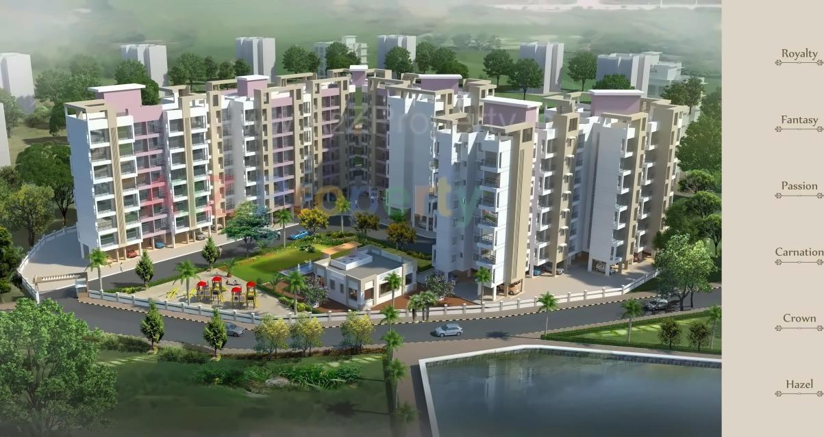 3D Elevation of real estate project Green Woods located at Thane-m-corp, Thane, Maharashtra
