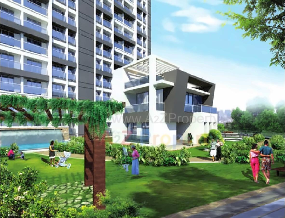3D Elevation of real estate project Hatkesh Heights located at Mirabhayandar-m-corp, Thane, Maharashtra