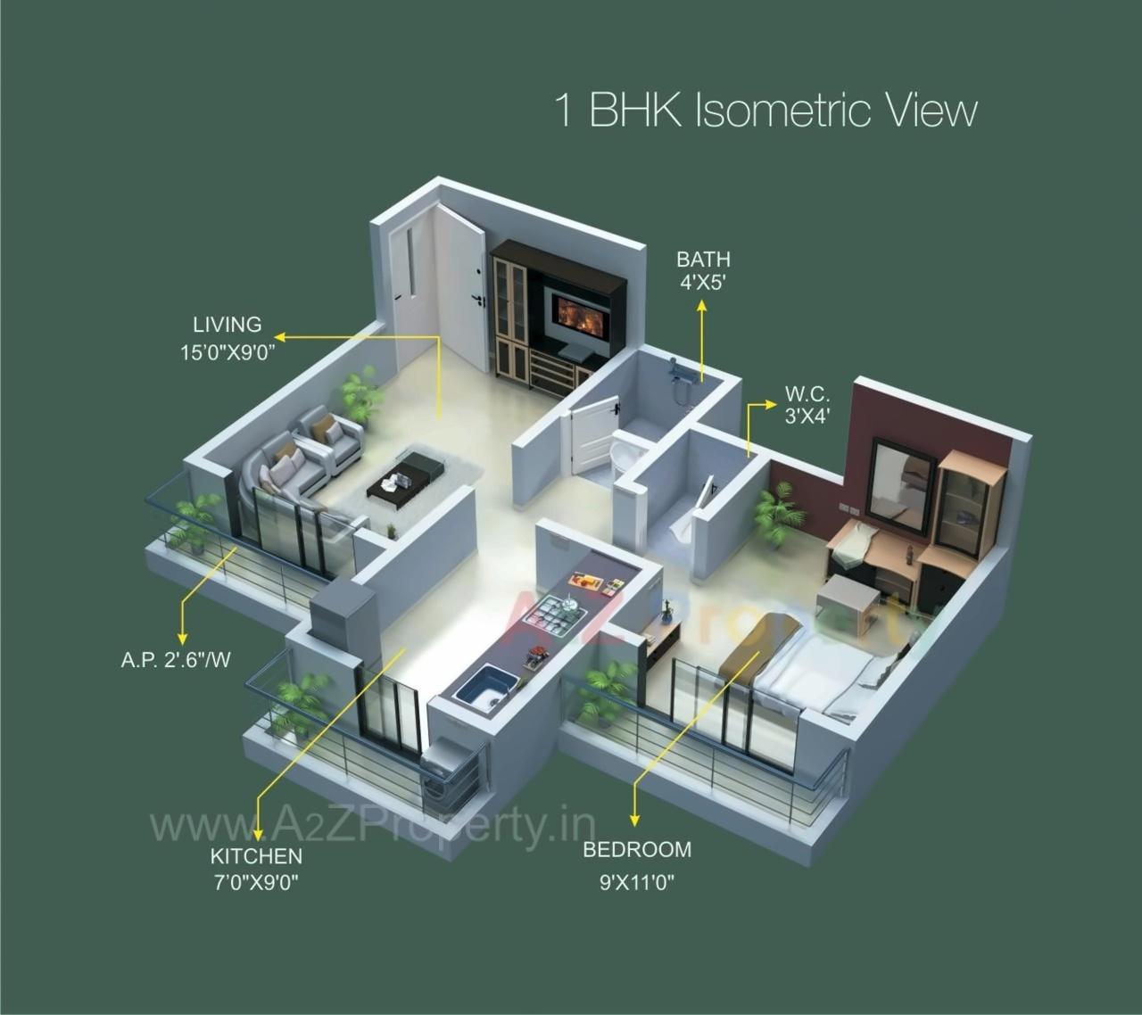 Layout of real estate project Heramb Park located at Badlapur-m-cl, Thane, Maharashtra