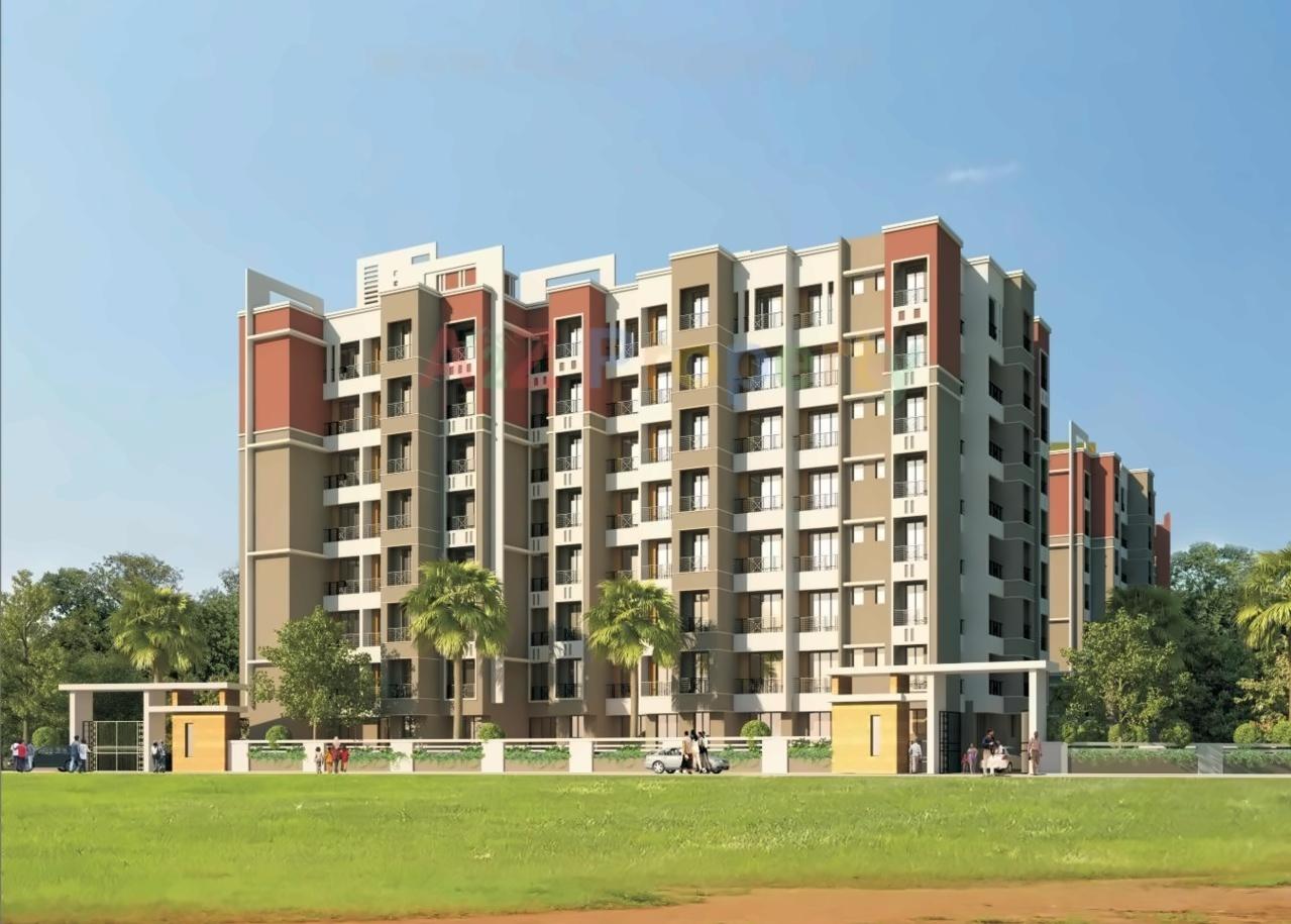 3D Elevation of real estate project Heramb Park located at Badlapur-m-cl, Thane, Maharashtra