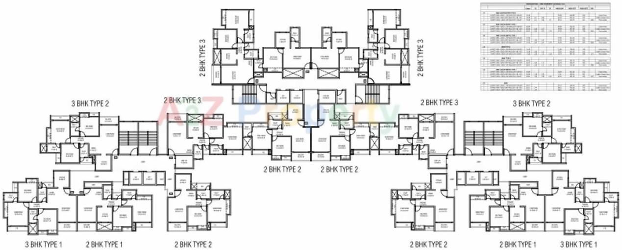 Layout of real estate project Highland Park   K25 located at Thane-m-corp, Thane, Maharashtra
