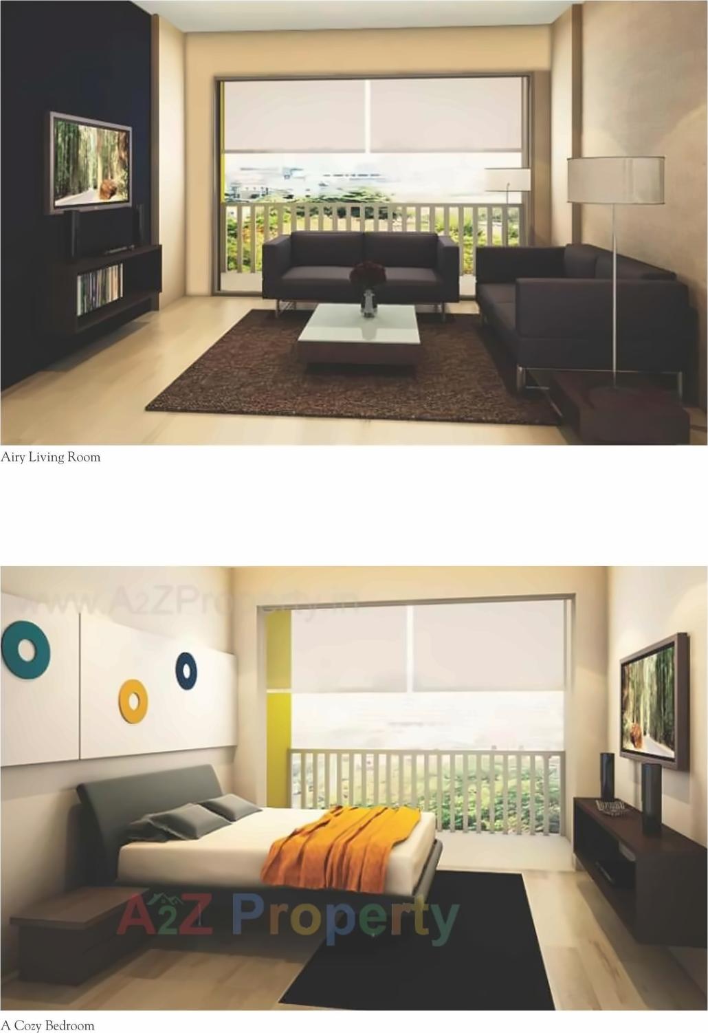 3D Elevation of real estate project Hubtown Greenwoods located at Vartaknagar, Thane, Maharashtra