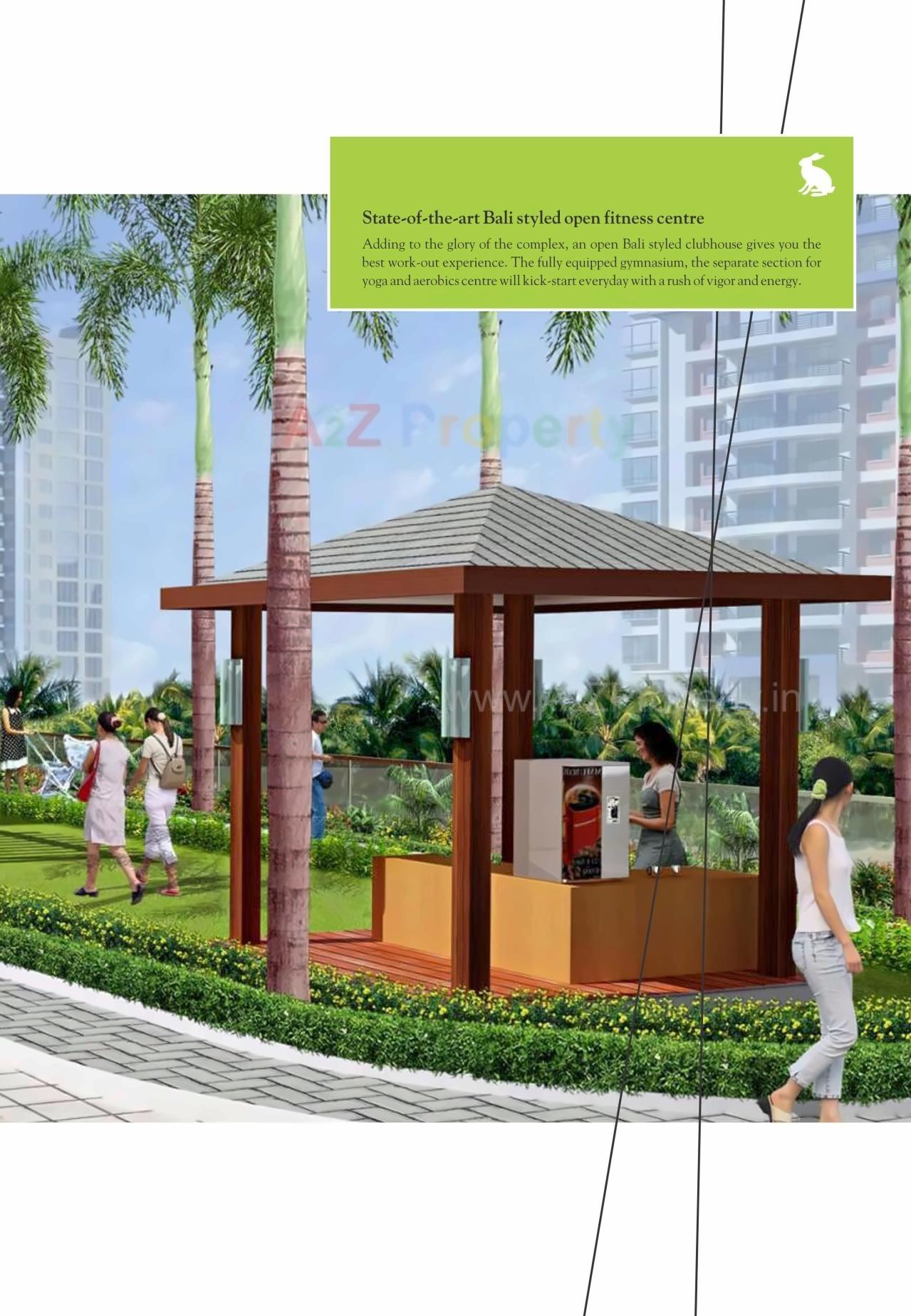 3D Elevation of real estate project Hubtown Greenwoods located at Vartaknagar, Thane, Maharashtra