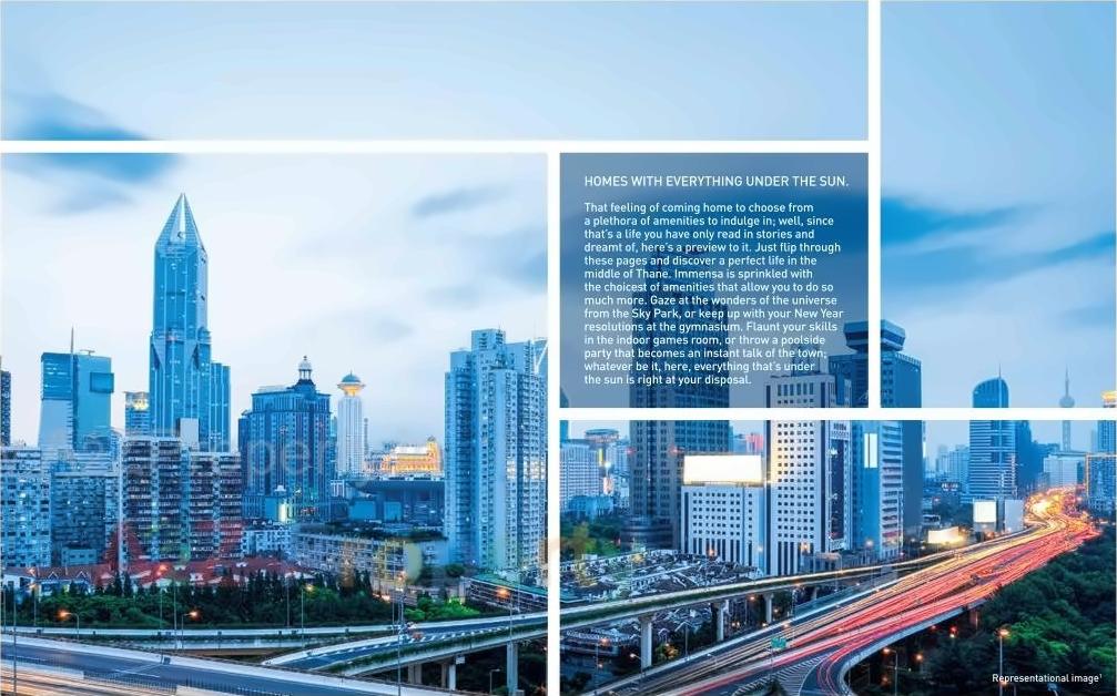 3D Elevation of real estate project Immensa located at Thane-m-corp, Thane, Maharashtra