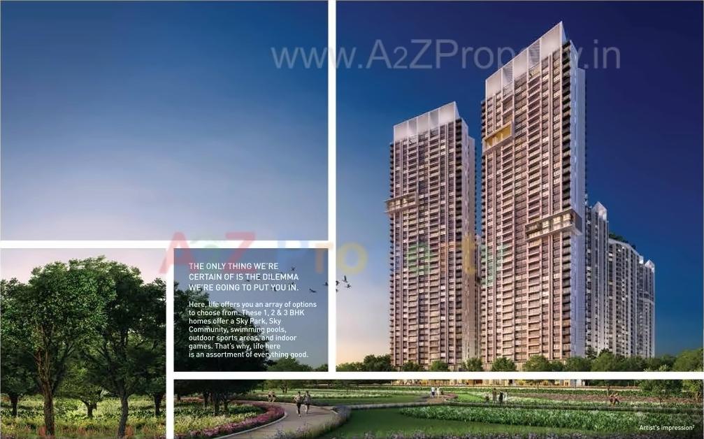 3D Elevation of real estate project Immensa located at Thane-m-corp, Thane, Maharashtra