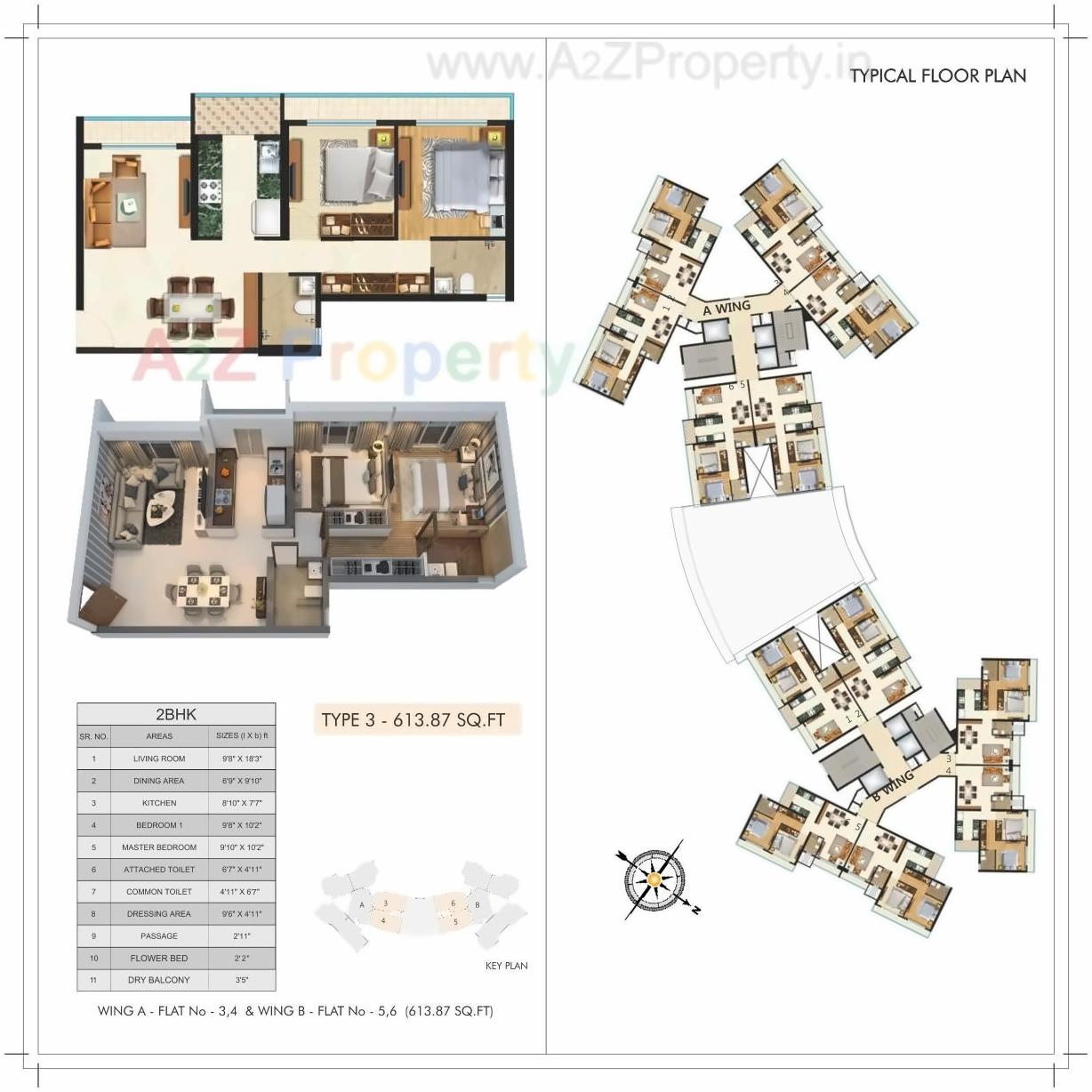 Layout of real estate project Indradhanush located at Mirabhayandar-m-corp, Thane, Maharashtra