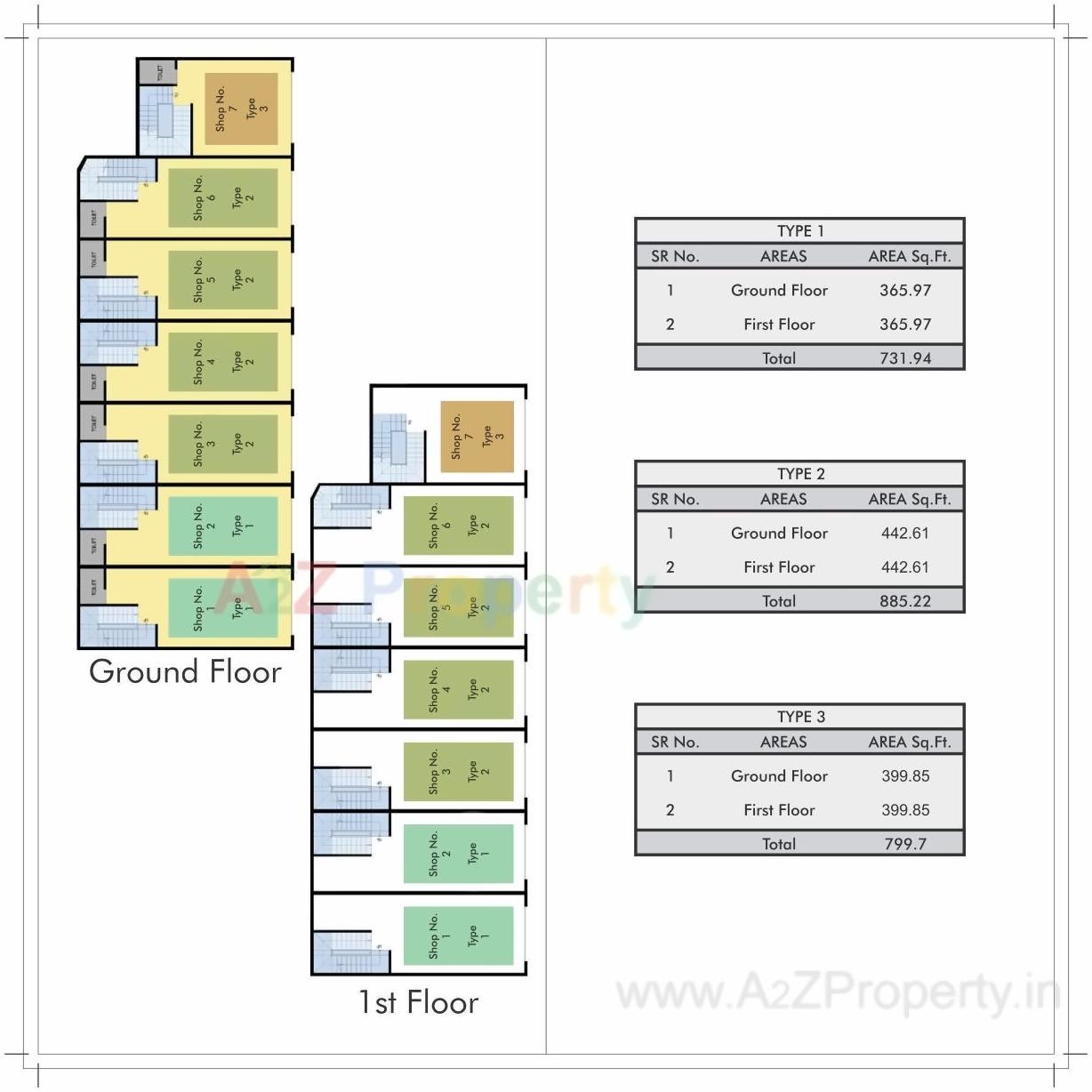 Layout of real estate project Indradhanush located at Mirabhayandar-m-corp, Thane, Maharashtra