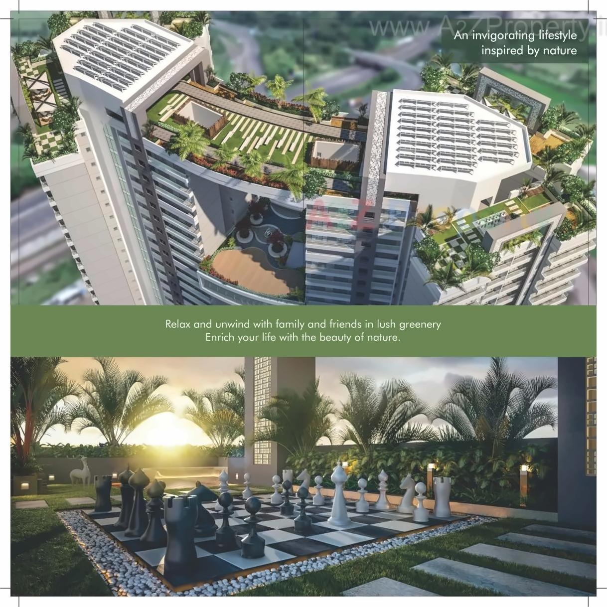 3D Elevation of real estate project Indradhanush located at Mirabhayandar-m-corp, Thane, Maharashtra