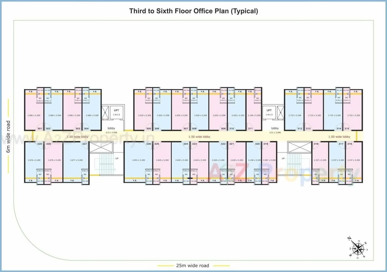 Layout of real estate project Intelligentia Business Park Vashi By Haware Properties located at Navi-mumbai-m-corp, Thane, Maharashtra